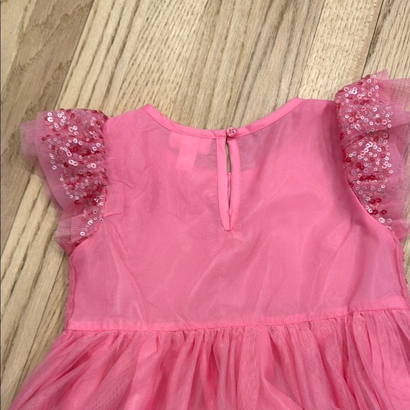 Pink sequin tulle dress - Picture 2 of 2